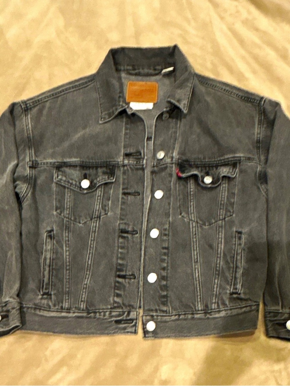 Levi Women’s Washed Black Denim Jacket